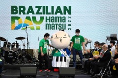 Mascote da cidade de Hamamatsu, Ieyasu-kun. Foto: ©Alex Santos/Record TV Japan