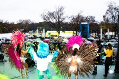 Mascote da comunidade brasileira, o Jujuba foi lançado no Festival Brasil 2022/Brazilian Day Tokyo. Foto:©Alex Santos/Record TV Japan