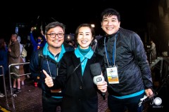 Equipe de jornalistas da Record TV Japan no Festival Brasil 2022/Brazilian Day Tokyo. Foto:©Alex Santos/Record TV Japan