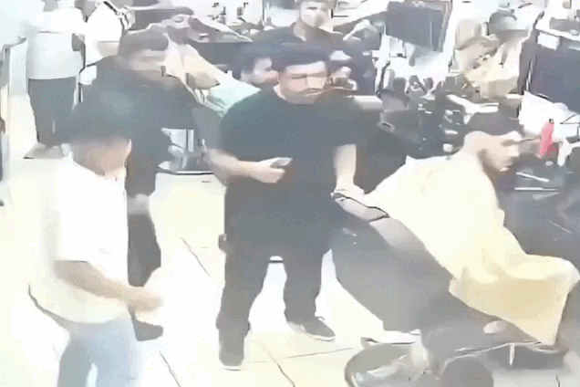 Boi invade barbearia para escapar de abate na Turquia; veja vídeo